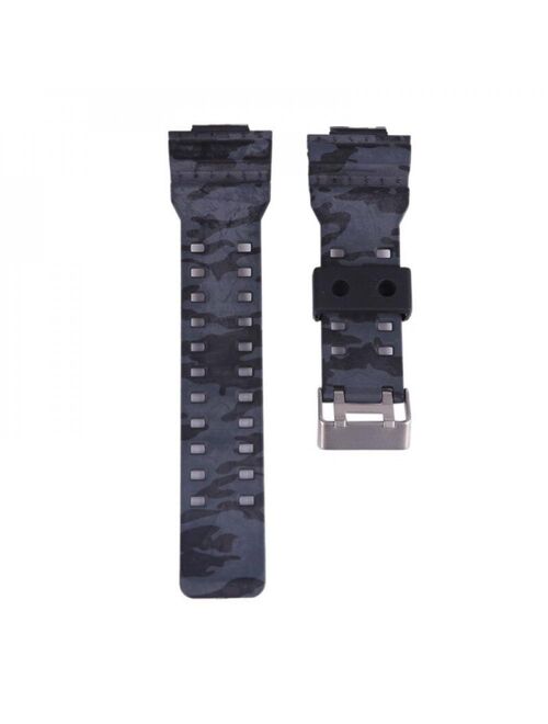 CUTELOVE Silicone Rubber Watchband Men Sports Diving Camouflage Strap For GA-110/100 Replace Electronic Wristwatch Belt Watch