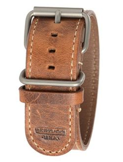 Bertucci B-198H D-Type Mens 26mm Heritage Horween American Tan Leather Watch Band
