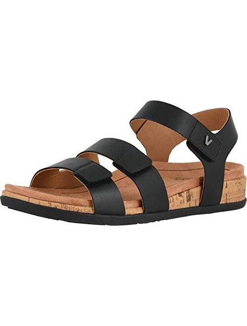 Vionic Women's Colleen Adjustable Backstrap Sandal - Ladies Sandals with Concealed Orthotic Arch Support