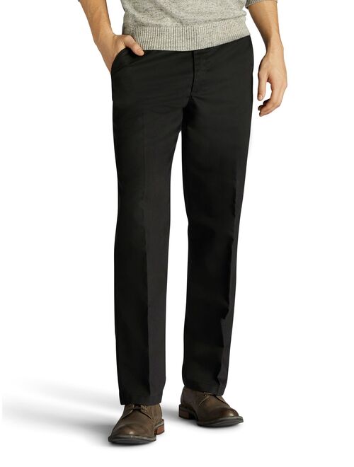 Lee Men's Total Freedom Straight Fit Straight Leg Pants - Black, Black, 38x29