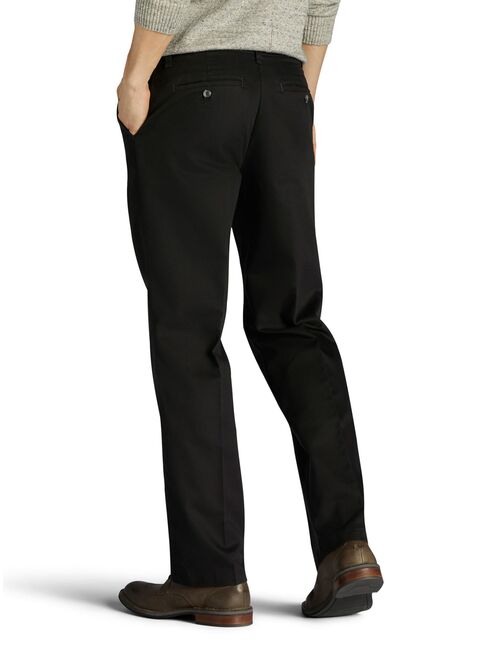 Lee Men's Total Freedom Straight Fit Straight Leg Pants - Black, Black, 38x29