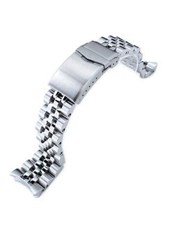 MiLTAT 22mm Watch Band for Seiko SRPD Models, Angus-J Louis 316L Solid Screw-Links