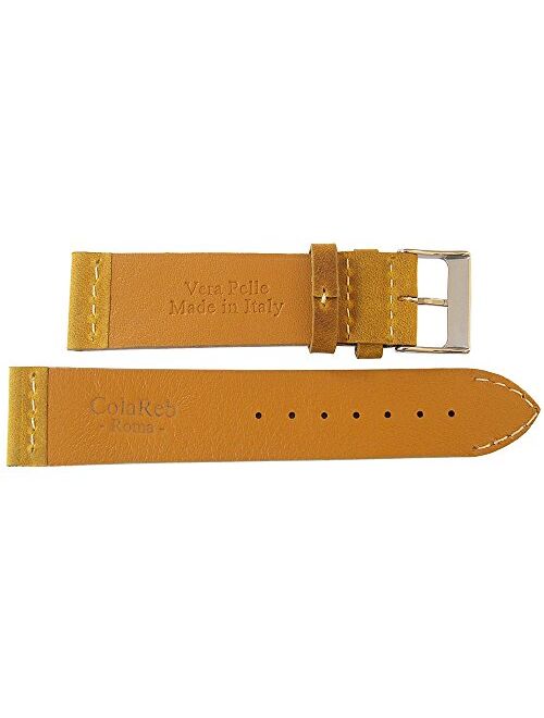 ColaReb 20mm Venezia Ocher Leather Watch Strap