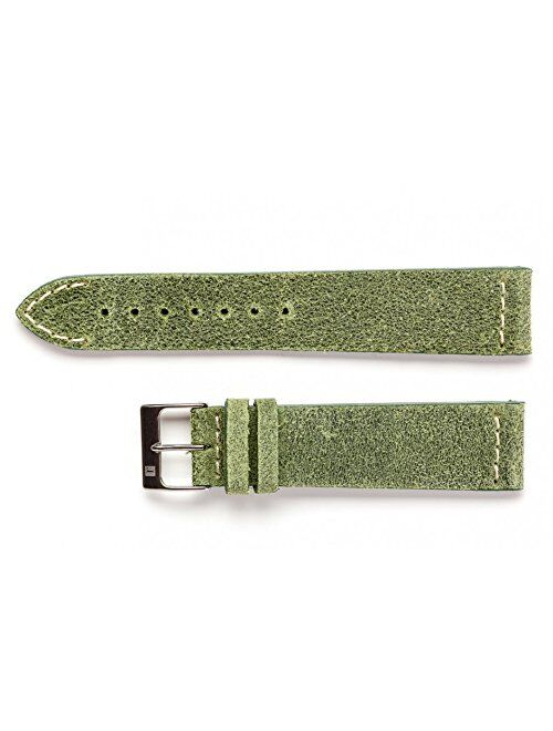 ColaReb 18mm Spoleto Green Leather Watch Strap