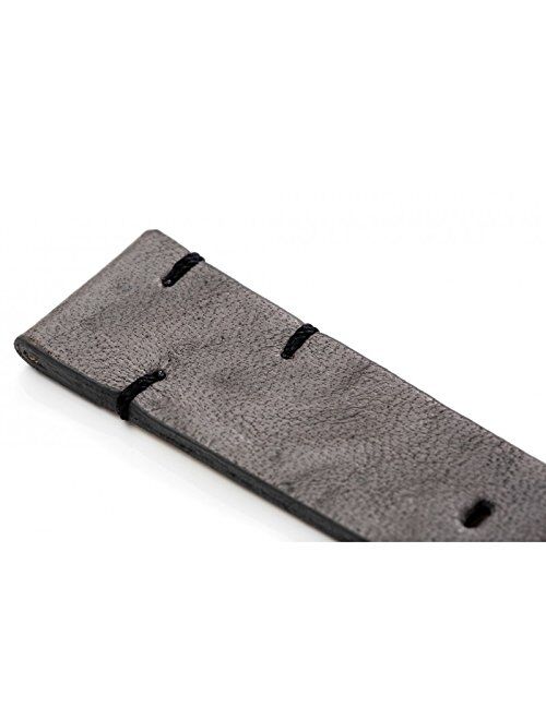 ColaReb 18mm Matera Grey Sheepskin Leather Watch Strap