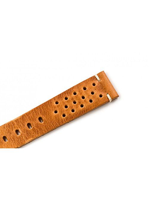 ColaReb 20mm Racing Tan Leather Watch Strap