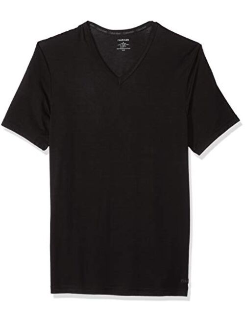 Calvin Klein Men's Ultra Soft Modal V Neck T-Shirts