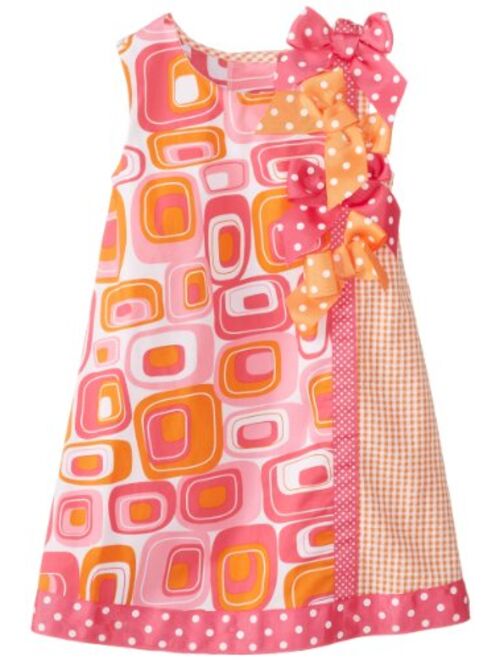 Bonnie Jean Little Girls' Geometric Print Shift Dress
