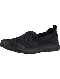 Women's Simmons Julianna Service Shoes- Ladies Slip Resistant Shoe with Concealed Orthotic Arch Support