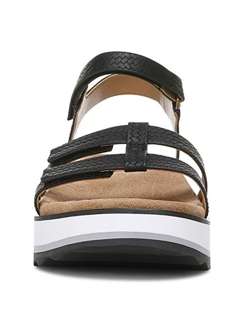 Vionic Women's Phoenix Lex Backstrap Flatform Sandal- Ladies Comfortable Flatform Sandals That Include Three-Zone Comfort with Orthotic Insole Arch Support