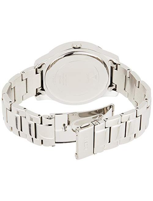 GUESS Women's Analog Watch with Stainless Steel Strap, Silver, 20 (Model: GW0020L1)