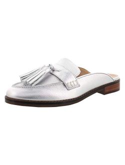 Women's Wise Reagan Mule with Tassels - Ladies Backless Slide with Concealed Orthotic Support