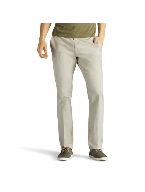 Men's Lee Performance Series Extreme Comfort Khaki Slim-Fit Flat-Front Pants Dove