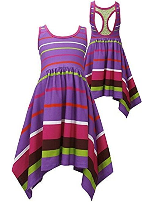 Bonnie Jean Toddler-Little-Big Girls Shark-Bite Hem Knit Dress