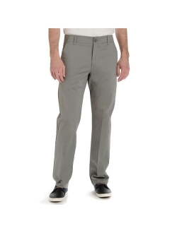 Performance Series Extreme Comfort Khaki Straight-Fit Flat-Front Pants