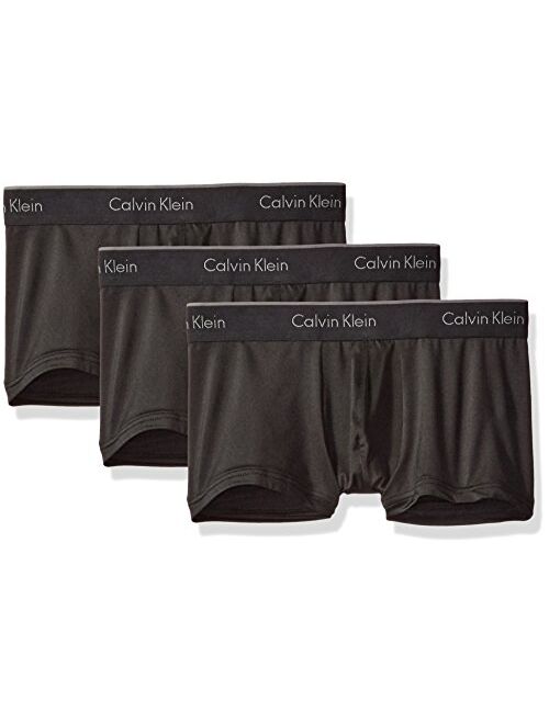 Calvin Klein Men's Microfiber Stretch Multipack Low Rise Trunks