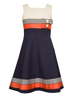 Girls Nautical Colorblock Dress
