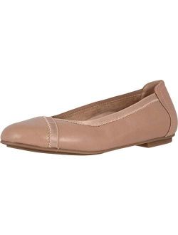 Women's Spark Caroll Ballet Flat - Ladies Dress Casual Shoes with Concealed Orthotic Arch Support Tan