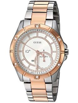 Women's Connect Fitness Quartz Watch with Stainless-Steel Strap, Two Tone, 18 (Model: C2002L3)