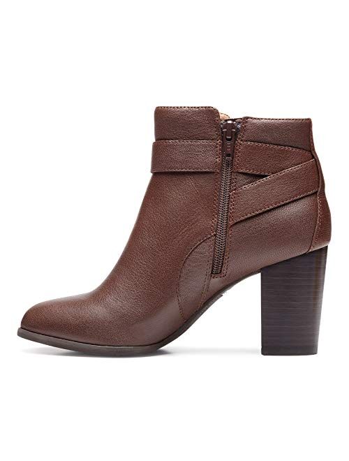 Vionic Women's Perk Alison Ankle Boots- Ladies Booties with Concealed Orthotic Arch Support