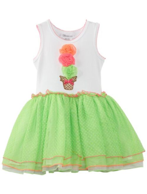 Bonnie Jean Little Girls' Lime Ice Cream Tutu Dress