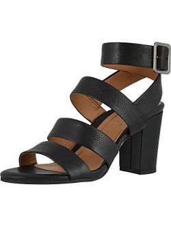 Women's Perk Blaire Open Toe Heel - Ladies Strappy Sandal with Concealed Orthotic Arch Support