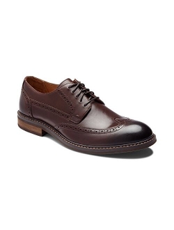 Mens Bowery Bruno Oxford Shoes Leather Shoes for Men with Concealed Orthotic Support