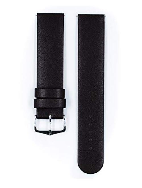Hirsch Scandic Calf Leather Watch Strap - 12mm, 14mm, 16mm, 18mm, 20mm, 22mm, 24mm, 26mm, 28mm, 30mm - Length - Attachment Width / Buckle Width - Quick Release Watch Band