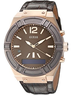 Men's C0001G1 GUESS CONNECT Chic Fashionable Blue Smartwatch Where Fashion Meets Lifestyle Functionality