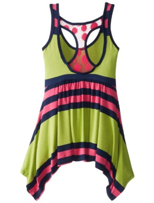 Bonnie Jean Little Girls' Racerback Stripe Knit Dress