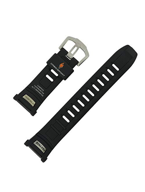 Casio PRW-1500 black resin replacement watch band