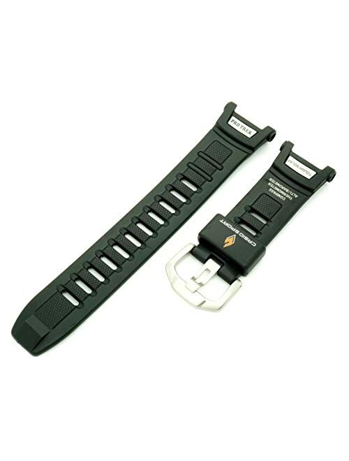Casio PRW-1500 black resin replacement watch band