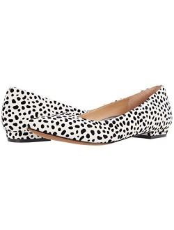 Women's Quartz Lena Pointed Ballet Flat - Ladies Dress Flats That Include Three-Zone Comfort with Orthotic Insole Arch Support