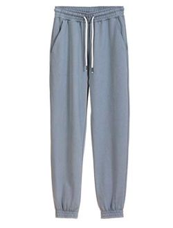 Yimoon Women's Casual Loose Athletic Active Long Trousers Sweatpants with Drawstring