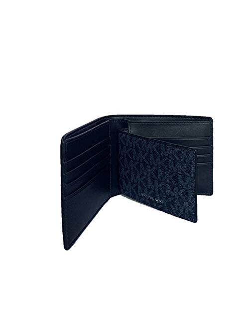 Michael Kors Men's Cooper Billfold with Passcase Wallet (Black)