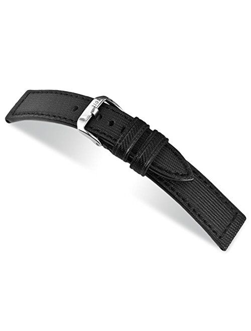 RIOS1931 Advance - Water Resistant Synthetic Watch Band with Genuine Rubber Backing 114x82