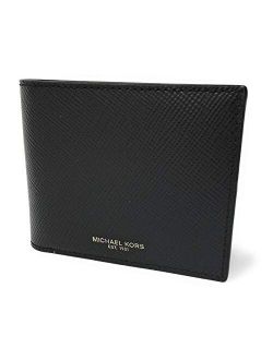 Men's Harrison Billfold with Passcase Wallet No Box Included (Black)