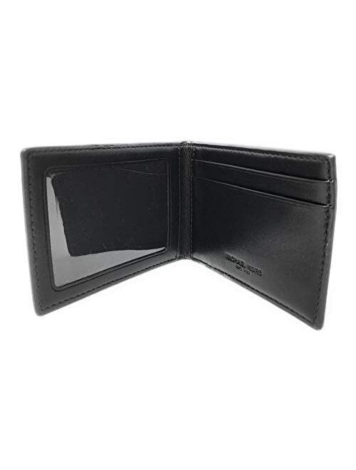 Michael Kors Men's Harrison Billfold with Passcase Wallet No Box Included (Black)