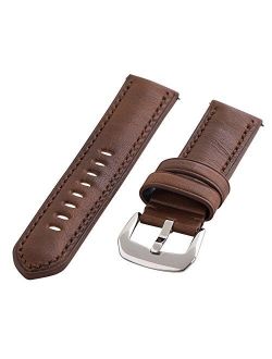 Clockwork Synergy Gentlemen's Collection - 26mm Brown Vintage Leather Watch Band