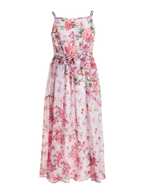 Bonnie Jean Big Girls Floral Mixed Print Maxi Dress