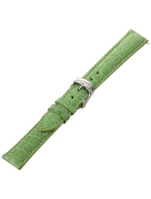 Swiss Watch International 16 MM Lime Green Alligator Strap 16ABR30M