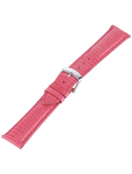 Swiss Watch International 21 MM Hot Pink Genuine Lizard Strap 21LIZ33M