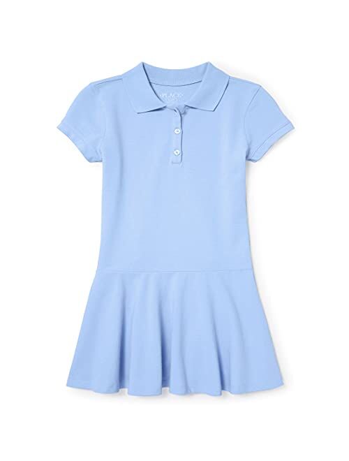 The Children's Place Big Girls' Short Sleeve Polo Dress