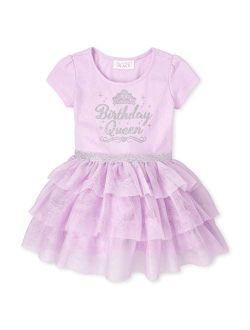 Baby Girls' Short Sleeve Birthday Dress