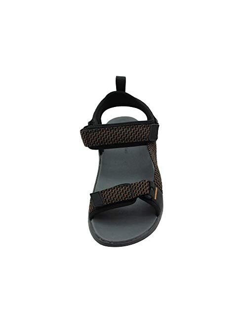Amazon Essentials Men's Synthetic Velcro Straps Sandal