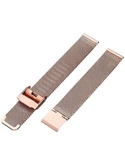 ALPINE Stainless Steel Wire Mesh Watch Band, Straight Ends in sizes 14 - 22 mm