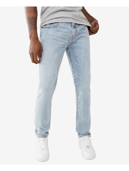 True Religion Men's Rocco Super T Skinny Fit Jeans with Back Flap Pockets
