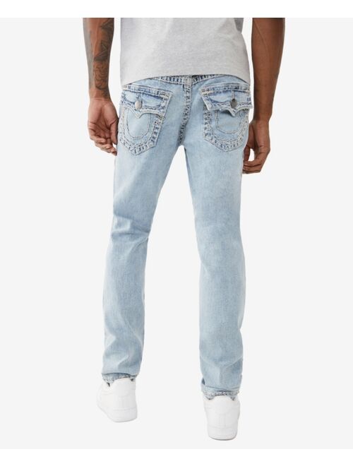 True Religion Men's Rocco Super T Skinny Fit Jeans with Back Flap Pockets