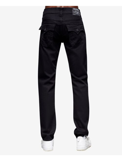 True Religion Men's Rocco Skinny Fit Jeans with Back Flap Pockets
