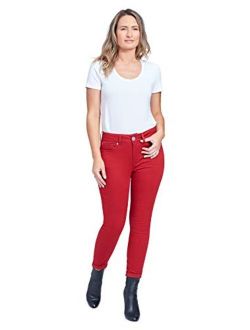 Seven7 Womens High Rise Booty-Shaper Skinny Jean